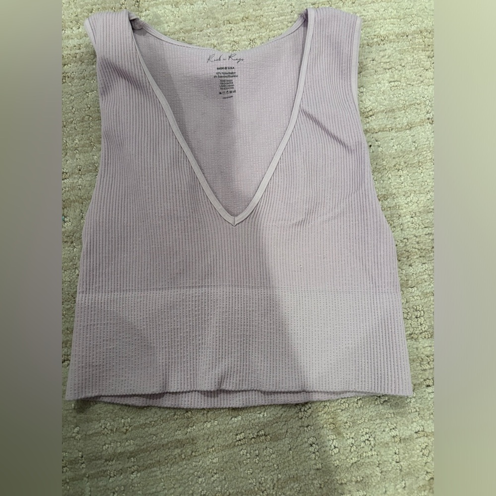 Purple rock n rags top
